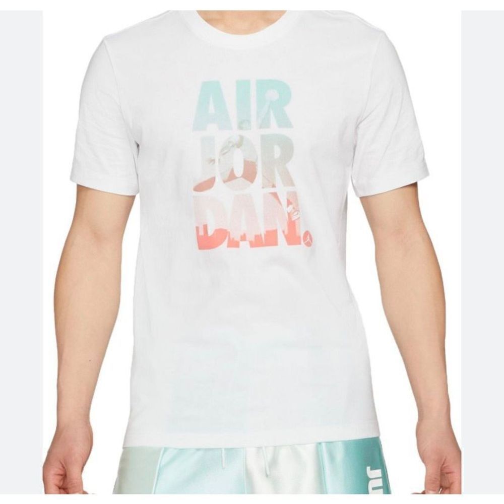 Jordan air youth dunk, fade, graphic, short sleeve T-shirt 12/13 years